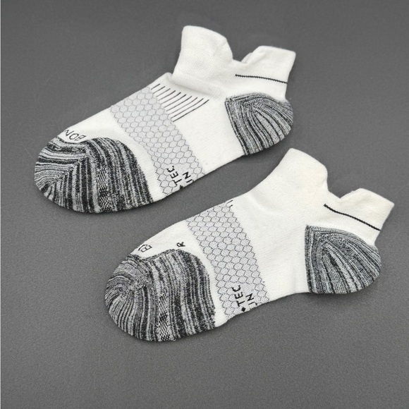Bombas Accessories - Bombas White and Gray Ankle Socks